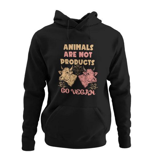 Animals are not Products - Organic Hoodie