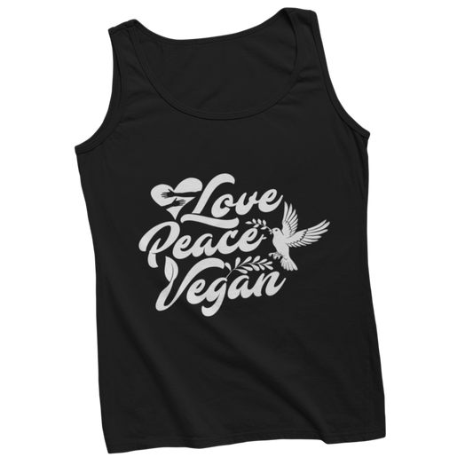 Love Peace Vegan - Organic Tanktop