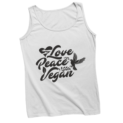 Love Peace Vegan - Organic Tanktop