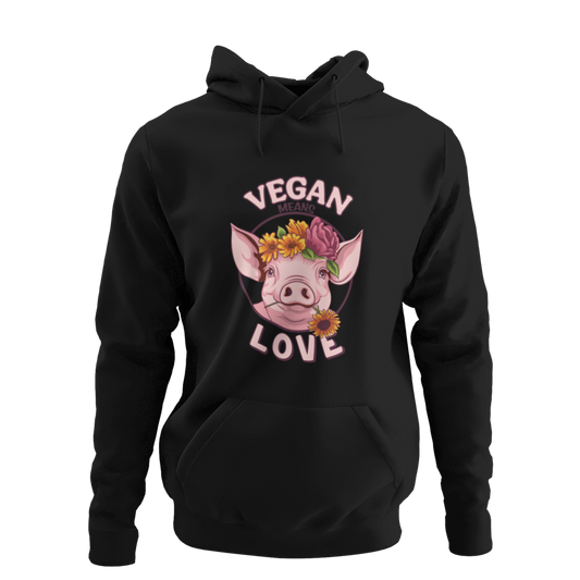 Vegan Love - Organic Hoodie