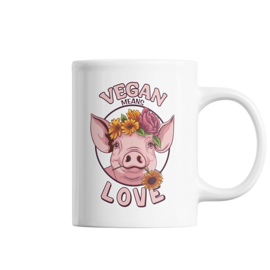 Vegan Love - Tasse