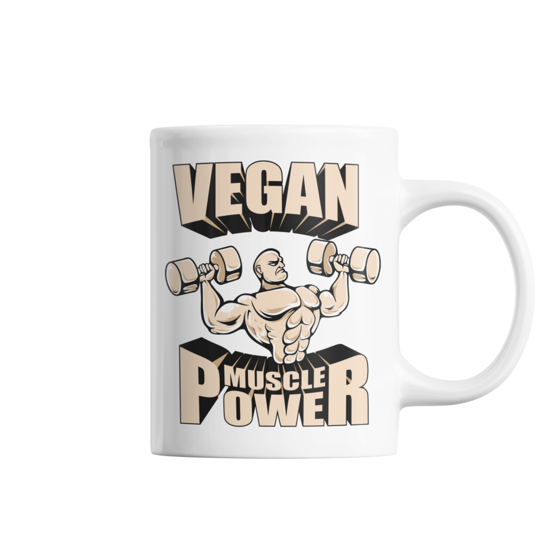 Vegan Muscle Power - Tasse (Herren)